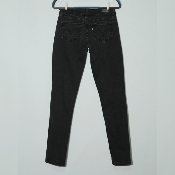 LEVI'S size 3m, 30" inseam faded black jeans - Picture 2 of 5